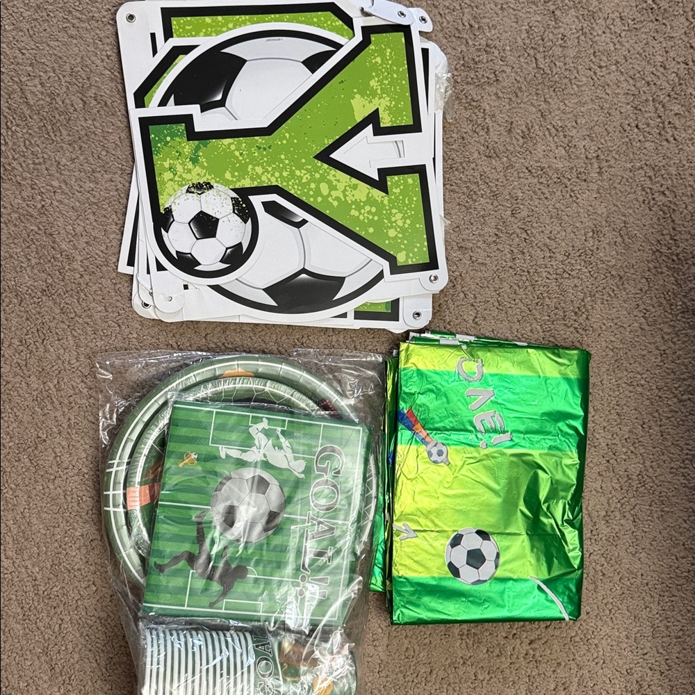 Football Theme Birthday Deocr